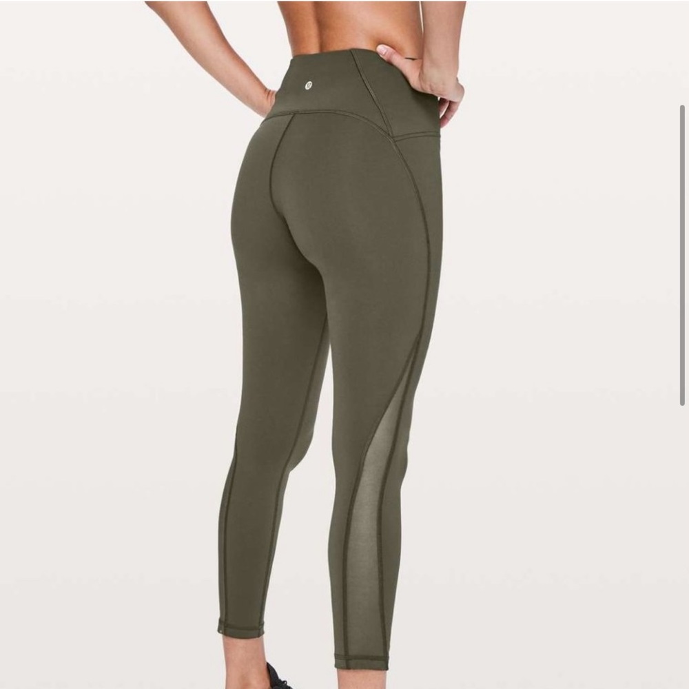 Lululemon Train Times Legging in Olive Green Size 4